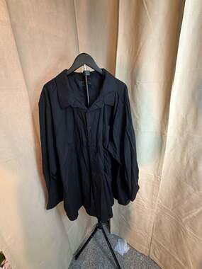 Alexander Julian Colours Men's Black Long Sleeve Button Up Dress Shirt